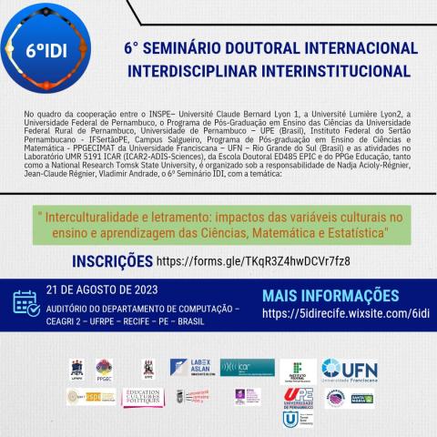 6º Seminário Doutoral Internacional Interdisciplinar Interinstitucional