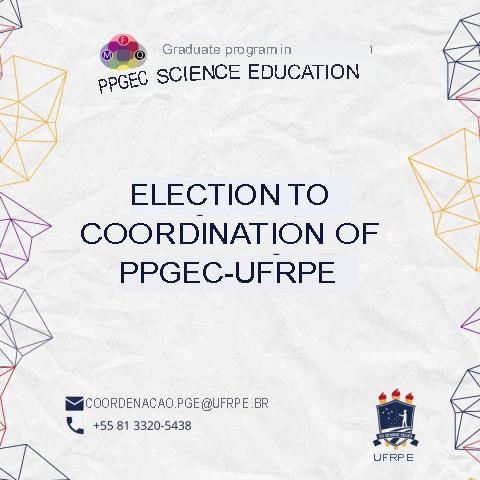 ELECTION FOR COORDINATION OF PPGEC - UFRPE