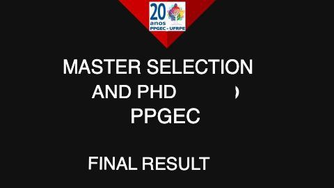 COMMITTEE ANNOUNCES FINAL RESULTS OF THE 2021 DOCTORAL SELECTION