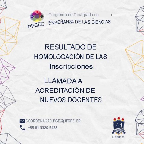 Resultado de Aprobación de Solicitudes de Acreditación de Nuevos Docentes