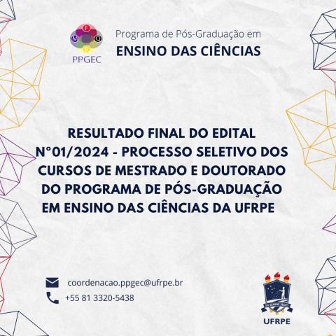 RESULTADO FINAL – EDITAL 01/2024 
