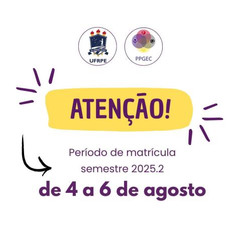 Matrícula Acadêmica - semestre letivo 2025.2