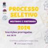 Inscrições prorrogadas