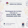 Homologação das inscrições referentes ao EDITAL 03/2024 – UFRPE PROGRAMA CAPES-PDSE